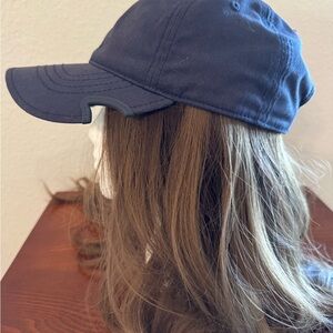 Notch Navy Blue Cotton Cap
